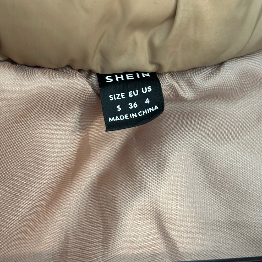 Shein Light Brown Puffer Jacket - image 4